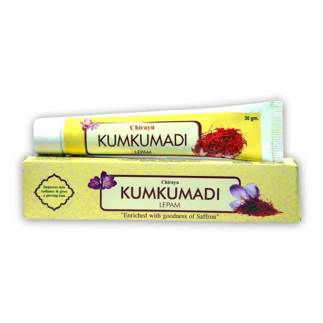 KUMKUMADI LEPAM Ayurvedic Cream (Pack of 2) | 30gm X 2 = 60 GM