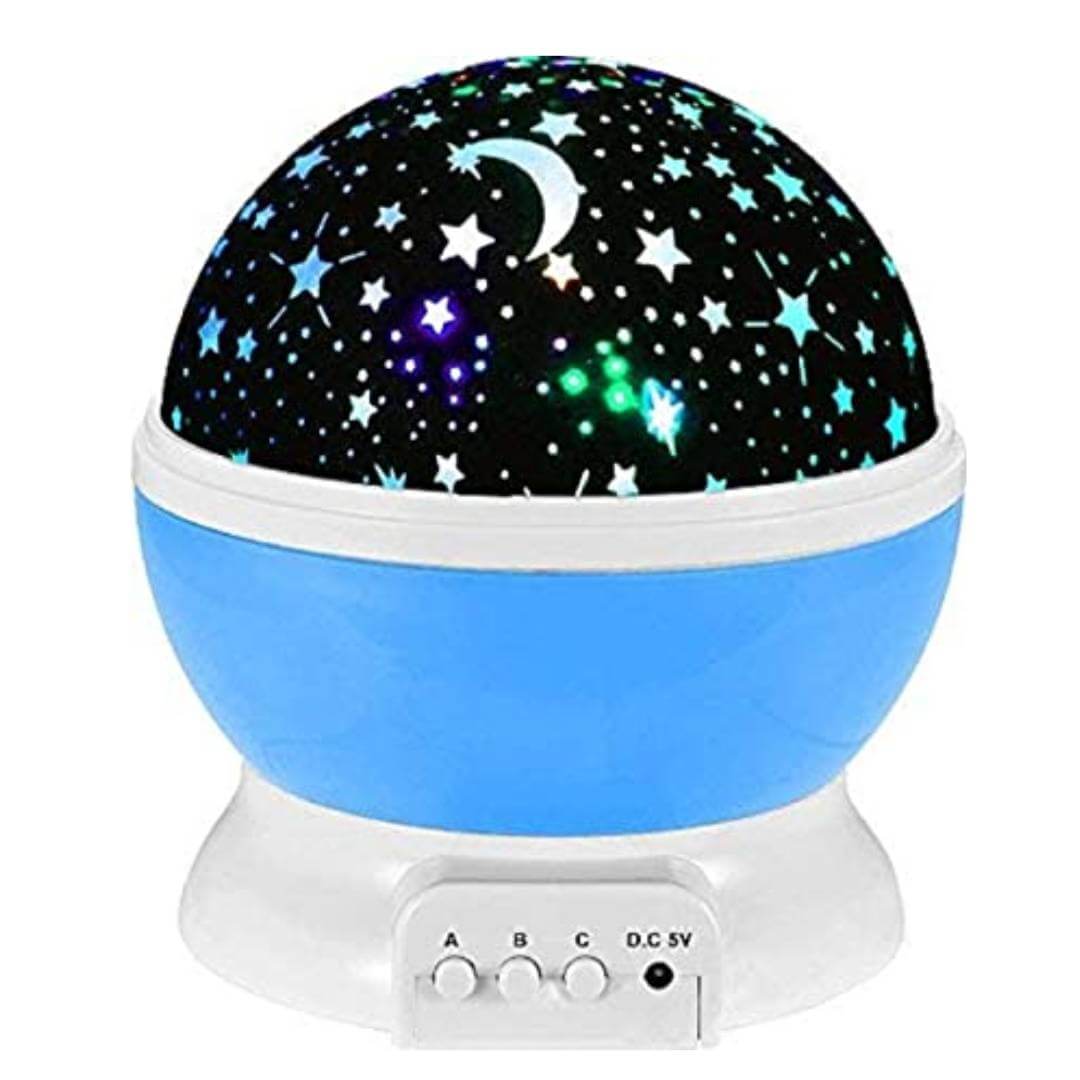 Rotating Star Projector Nightlight 360 Rotating with Battery Power