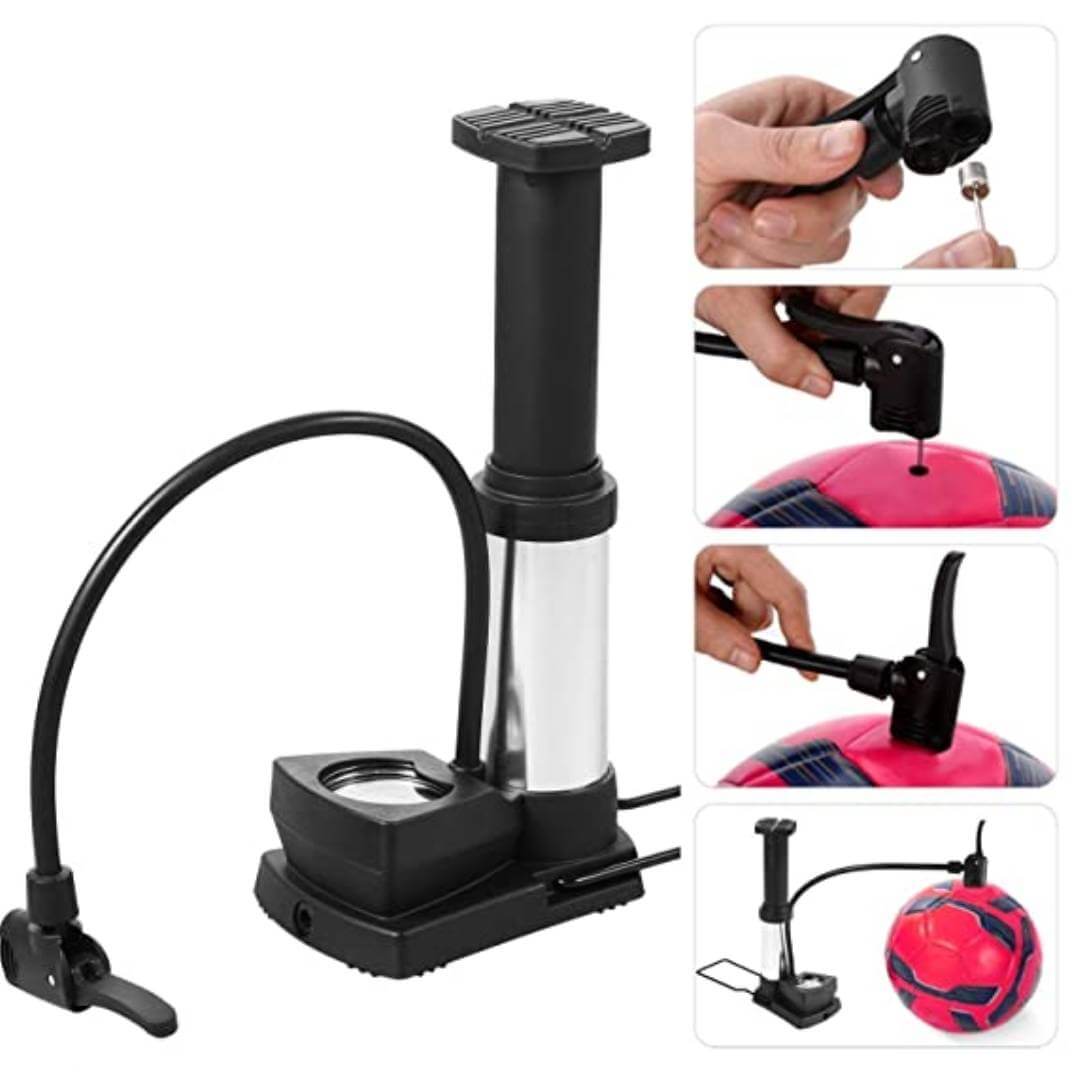 Portable Bike Pump Foot Activated Floor Pump Air Pump for car and